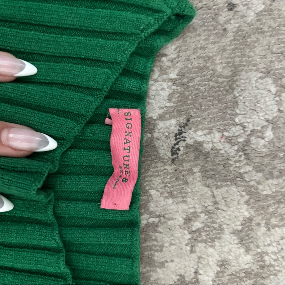 Signature8 Emerald Ribbed Knit Top - Picture 2 of 2